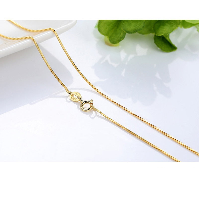 Emma 14K Gold Water Wave Chain Necklace