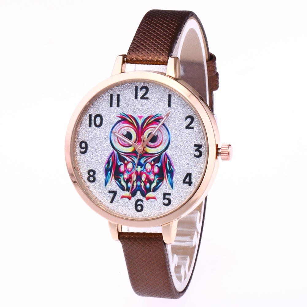 FREE Leather Strap Owl Watch-Women's Watches-Kirijewels.com-Brown-Kirijewels.com