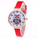 FREE Leather Strap Owl Watch-Women's Watches-Kirijewels.com-Red-Kirijewels.com