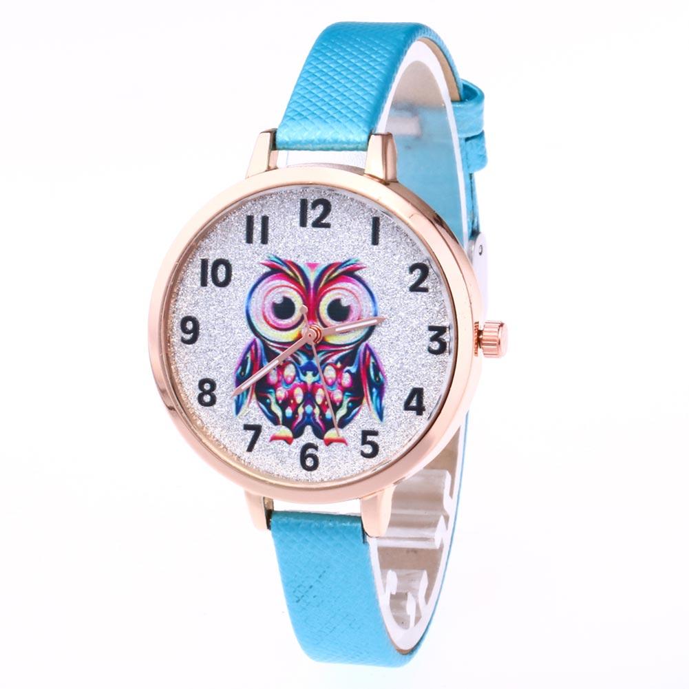 FREE Leather Strap Owl Watch-Women's Watches-Kirijewels.com-Sky Blue-Kirijewels.com
