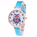 FREE Leather Strap Owl Watch-Women's Watches-Kirijewels.com-Sky Blue-Kirijewels.com