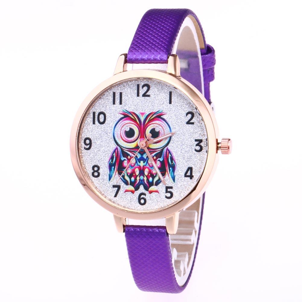 FREE Leather Strap Owl Watch-Women's Watches-Kirijewels.com-Purple-Kirijewels.com