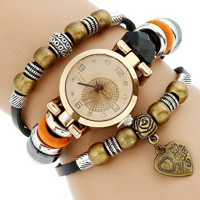 Platinum Monarch Butterfly Watch - Kirijewels.com