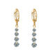 Long Crystal Rhinestone Pendant Drop Earrings-Drop Earrings-Kirijewels.com-Gold White 26K106-Kirijewels.com
