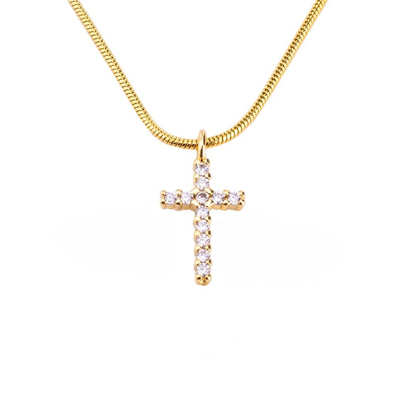 Bohemian Gothic Grunge Heart Cross Necklace