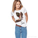 Leopard High-heeled Shoe T-shirt - Kirijewels.com