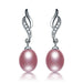 Love Mother Natural Pearl Stud Earrings-Stud Earrings-Kirijewels.com-purple pearl-Kirijewels.com