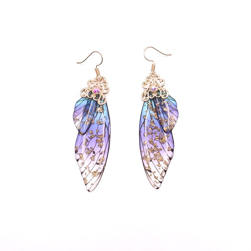 Iridescent Magical Butterfly Wing Earrings – BeSpoke by Stina