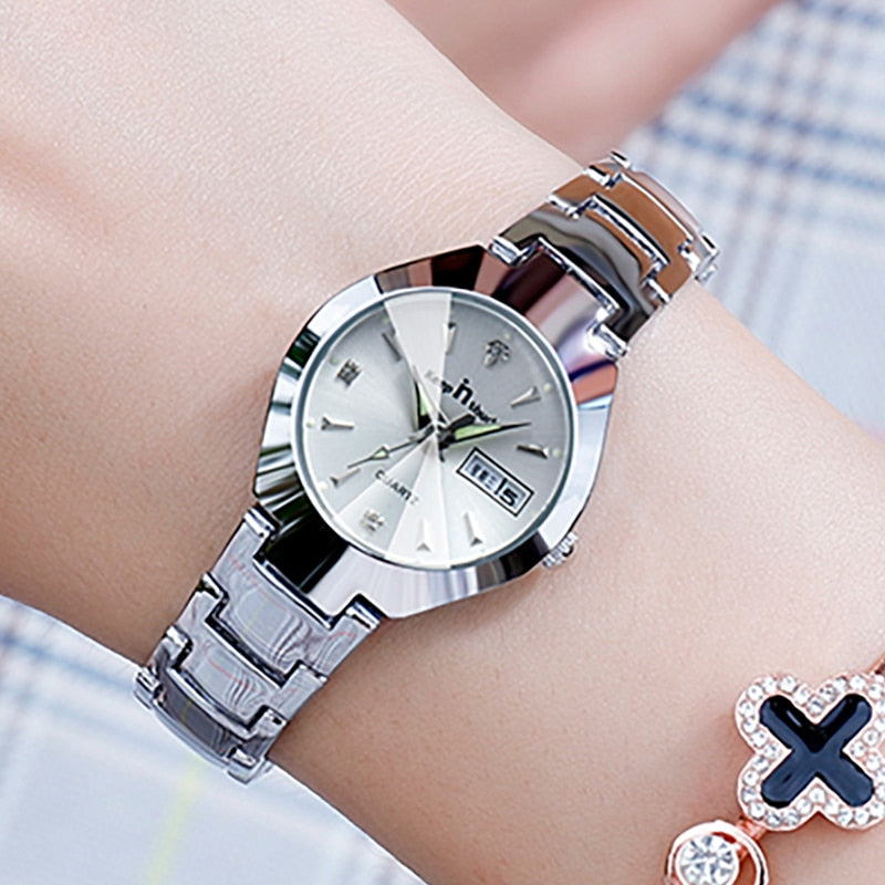 Luminous Water Resistant Calendar Watch