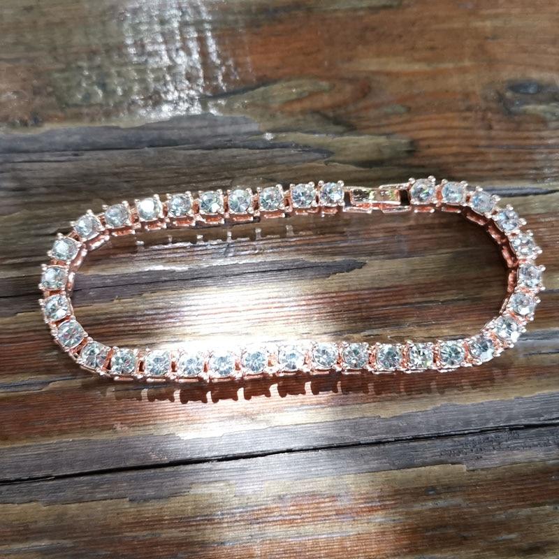 Cubic Zirconia Tennis Chain Bracelet - Kirijewels.com