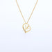 Hollow Heart Double Horse Necklace - Kirijewels.com