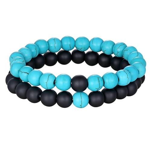 Distance Natural Stone Yoga Beaded Bracelet - Kirijewels.com