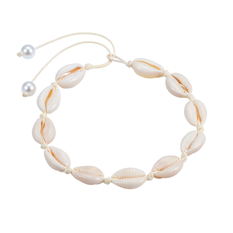 Maria Handmade Seashell Beaded Necklace