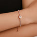 Rolo Chain Stainless Steel Love Bracelet - Kirijewels.com