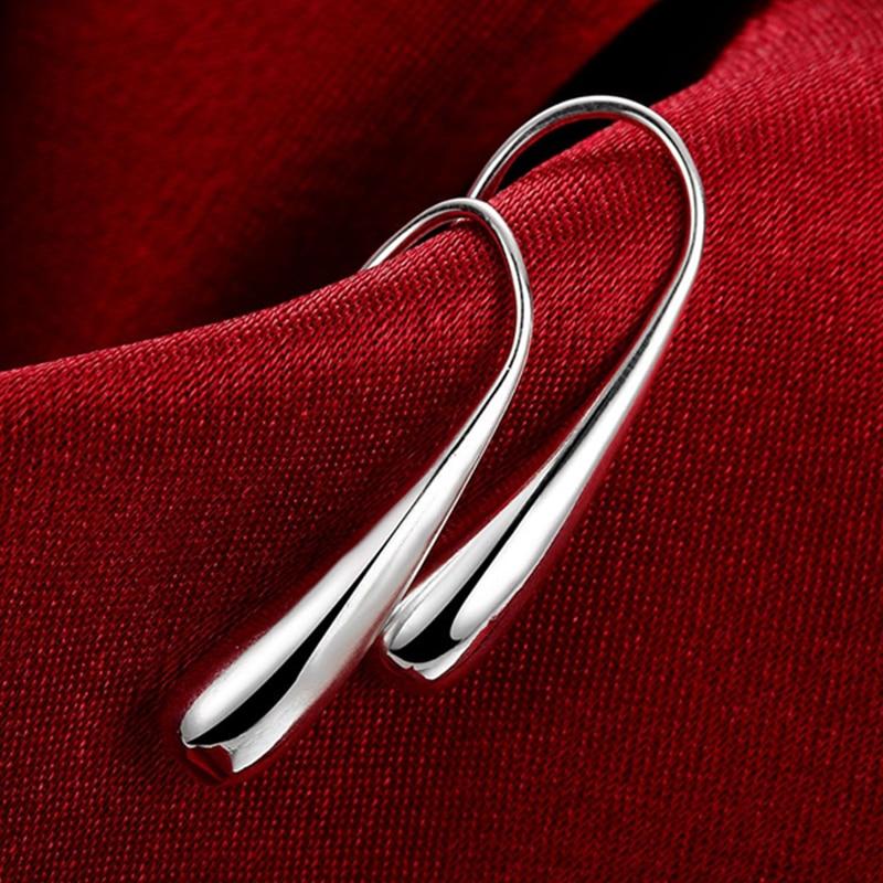 Raindrop 925 Sterling Silver Dangle Earrings - Kirijewels.com