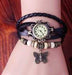 Butterfly Cow Leather Watch/2-Women's Watches-Kirijewels.com-Black-Kirijewels.com