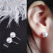 Luna Rhinestone Cat Earrings - Kirijewels.com