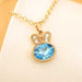 Free Rabbit Necklace-Necklace-Kirijewels.com-Blue-Kirijewels.com