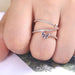 Huitan Twist Knuckle Butterfly Ring - Kirijewels.com