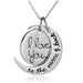 Love Forever Necklace-Pendant Necklaces-Kirijewels.com-silver-Kirijewels.com