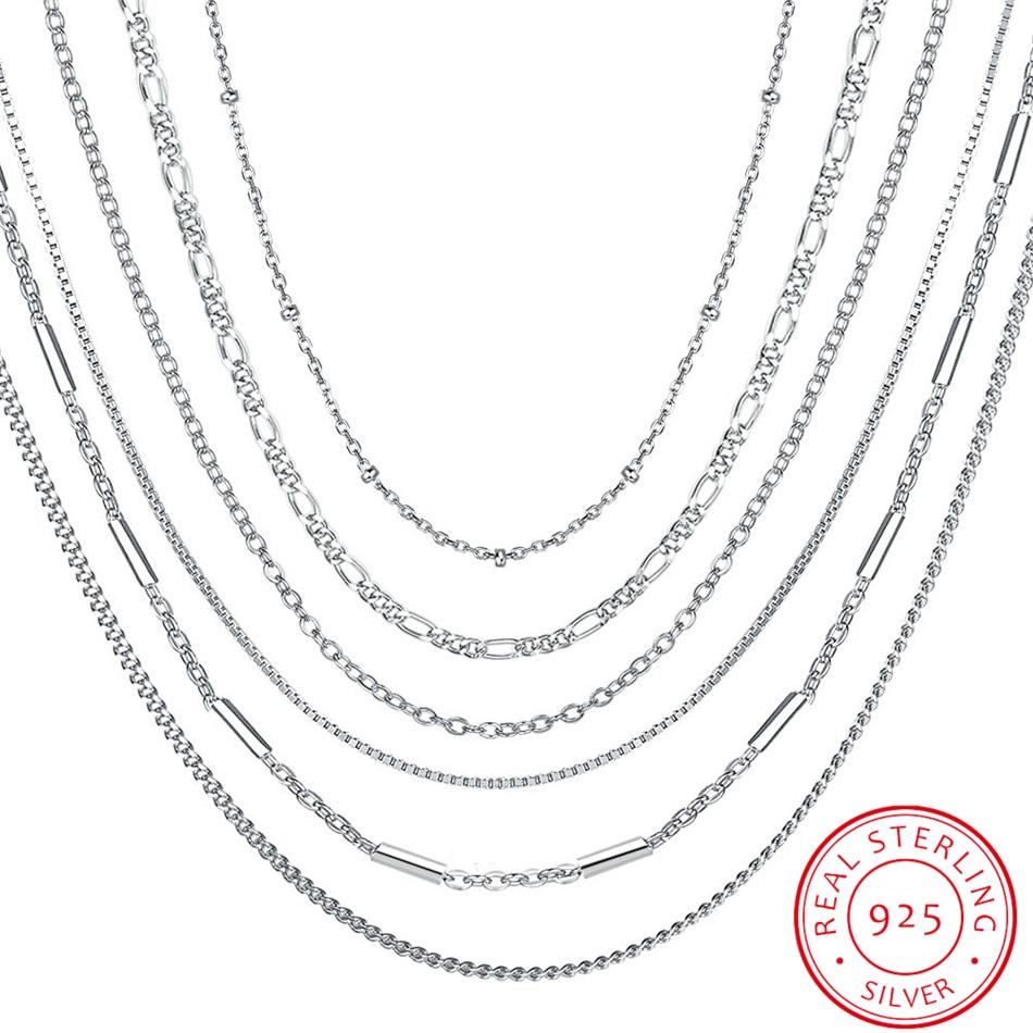 INALIS Original 925 Sterling Silver Chain Necklace — Kirijewels.com