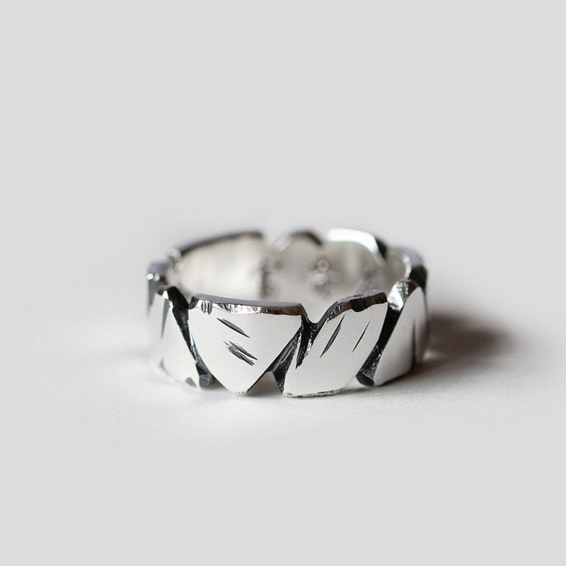 Minimalist Irregular Twined Finger Open Ring