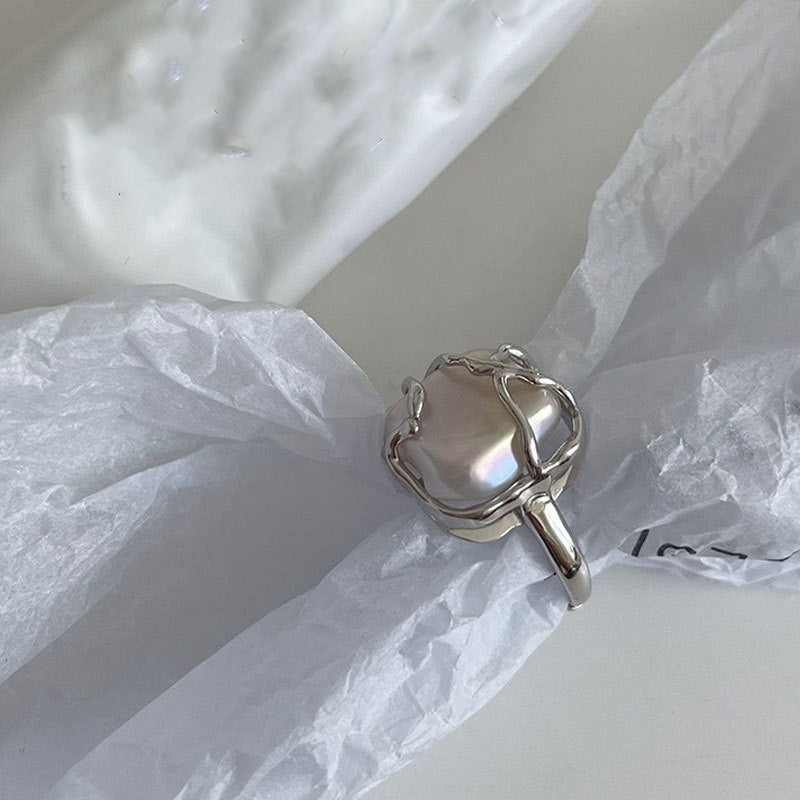 Minimalist Irregular Twined Finger Open Ring