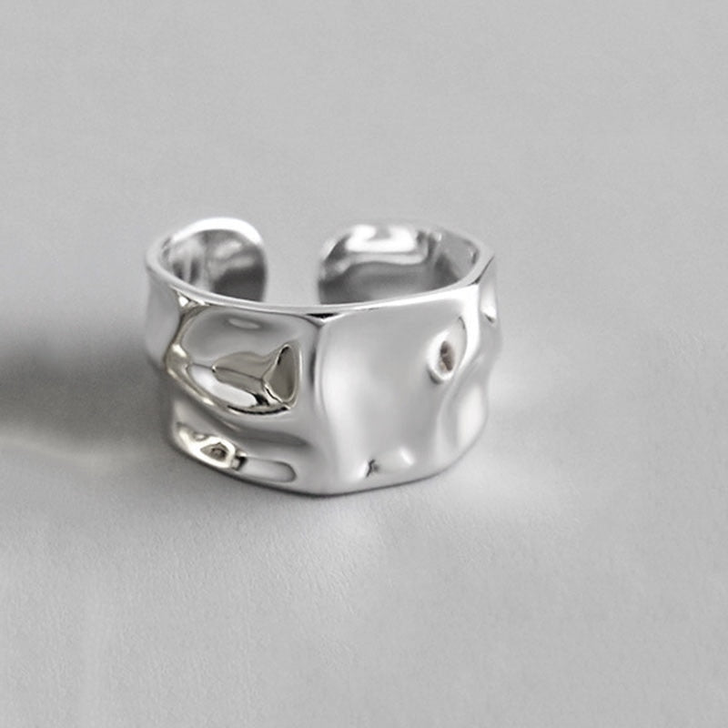 Minimalist Irregular Twined Finger Open Ring