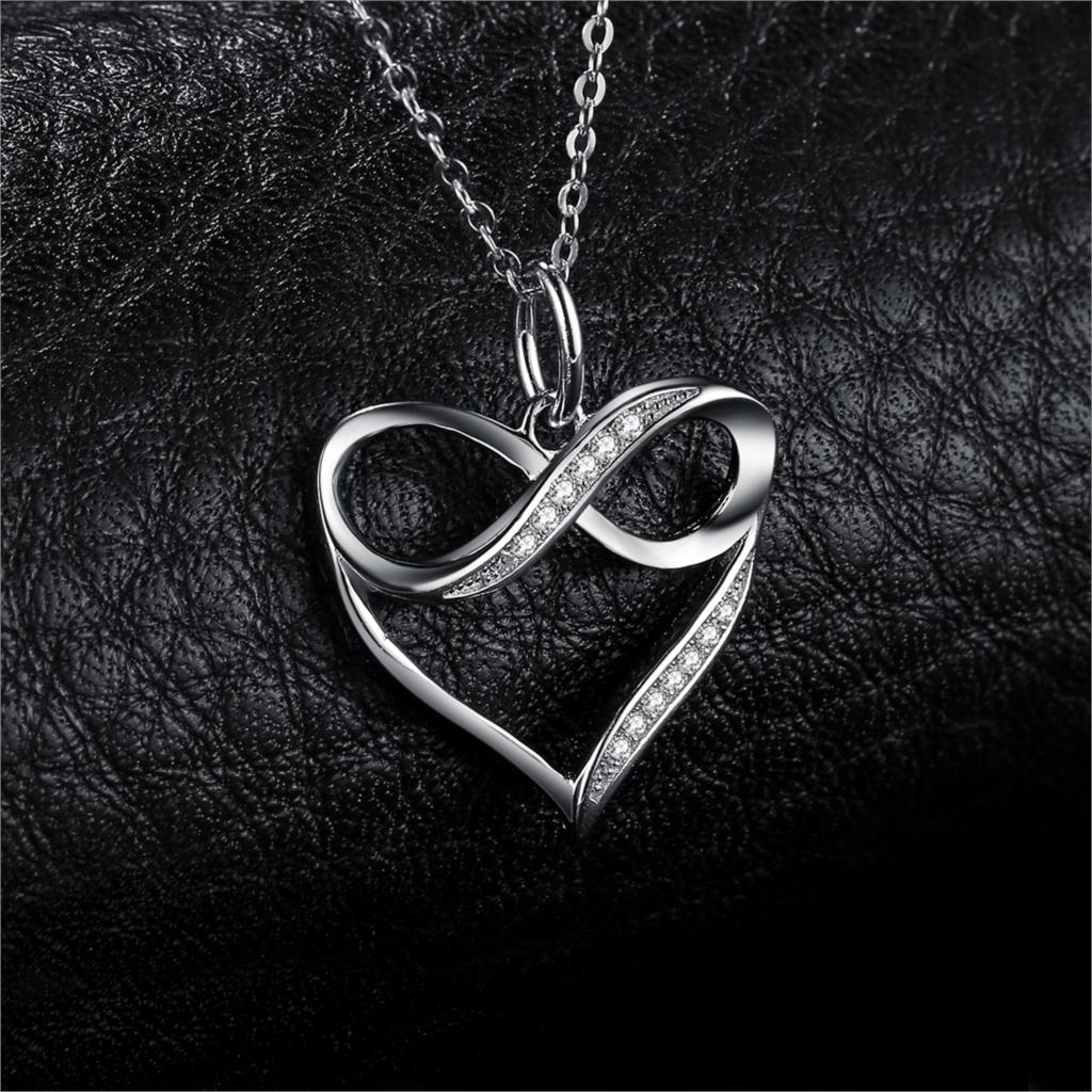 Infinity 925 Sterling Silver Choker Necklace