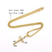 Eternity Stainless Steel Cross Necklace - Kirijewels.com