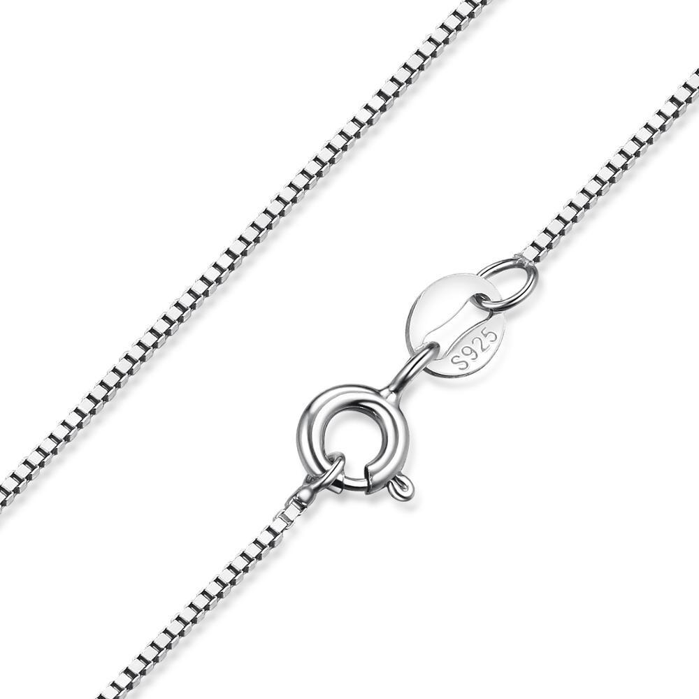 Grace 100% Genuine 925 Sterling Silver Chain Necklace - Kirijewels.com