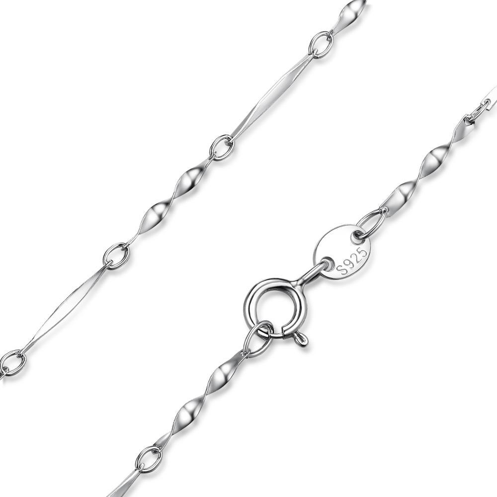 Grace 100% Genuine 925 Sterling Silver Chain Necklace - Kirijewels.com