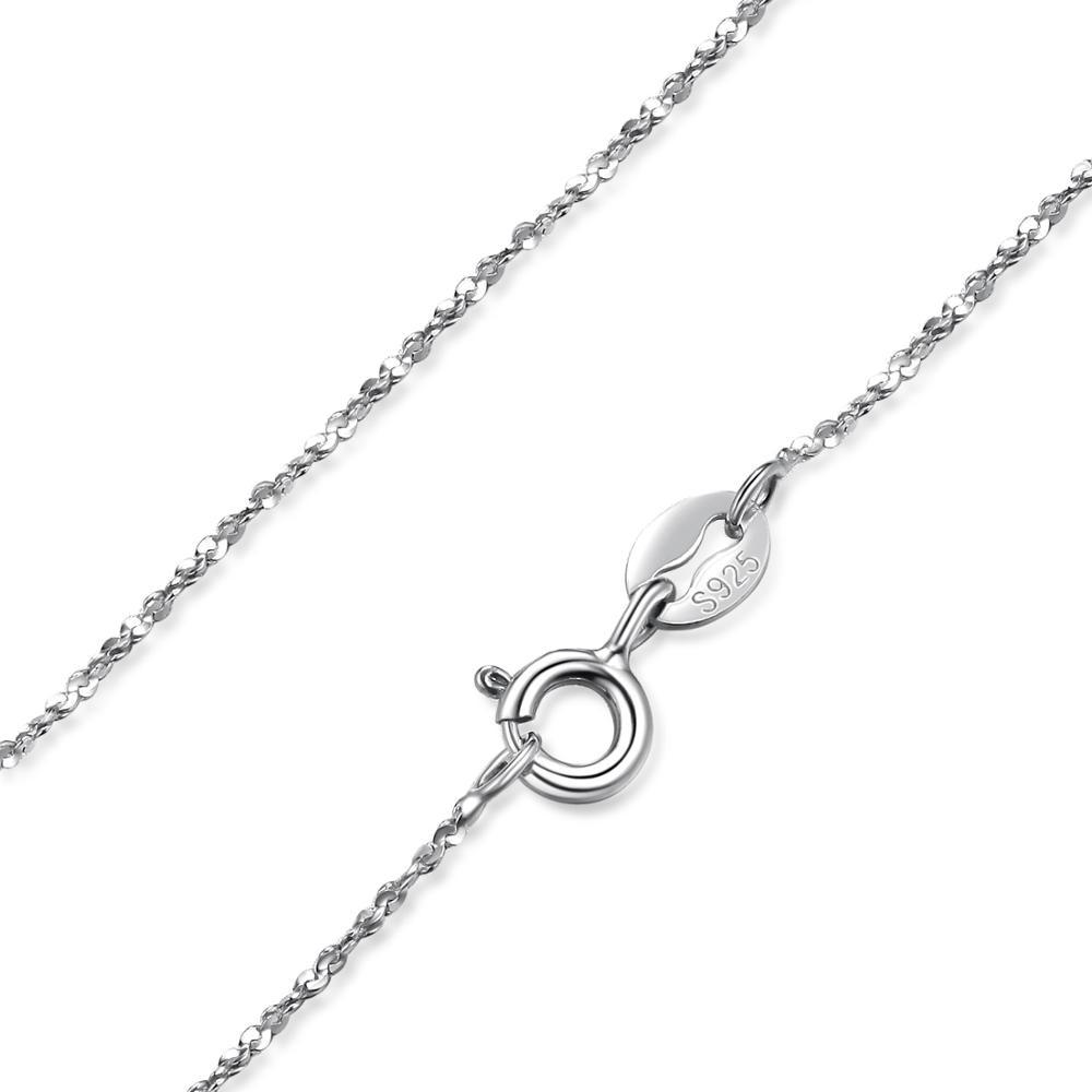 Grace 100% Genuine 925 Sterling Silver Chain Necklace - Kirijewels.com