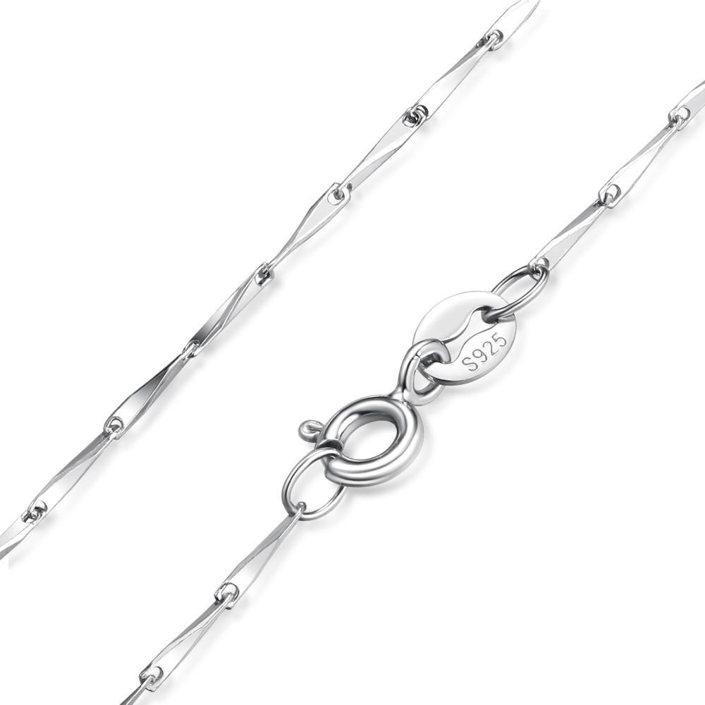 Grace 100% Genuine 925 Sterling Silver Chain Necklace - Kirijewels.com