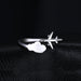 Open Stackable 925 Sterling Silver Airplane Ring - Kirijewels.com