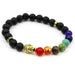 Black Lava Healing Yoga Bracelet-Charm Bracelets-Kirijewels.com-Black buddha and lava-Kirijewels.com