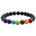 Buddha Prayer Natural Stone Yoga Bracelet-Charm Bracelets-Kirijewels.com-black-Kirijewels.com