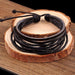 Multi-Layer Leather Braided Rope Chain Bracelet - Kirijewels.com