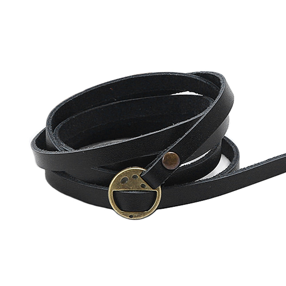 Vintage Bohemian Multilayer Genuine Leather Bracelet