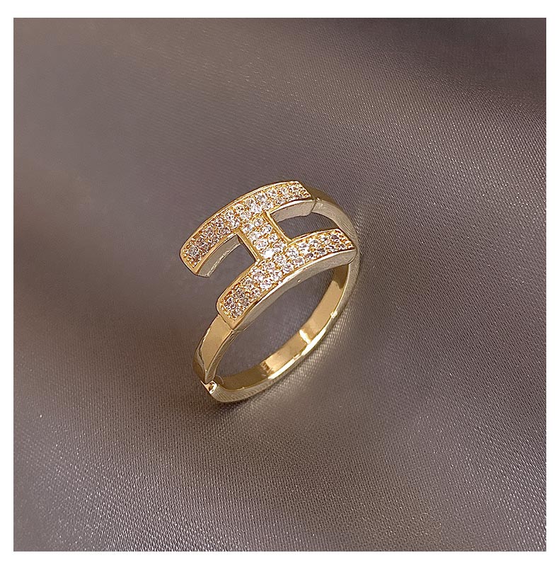 Exquisite 14K Gold Filled Adjustable Nail Wedding Ring