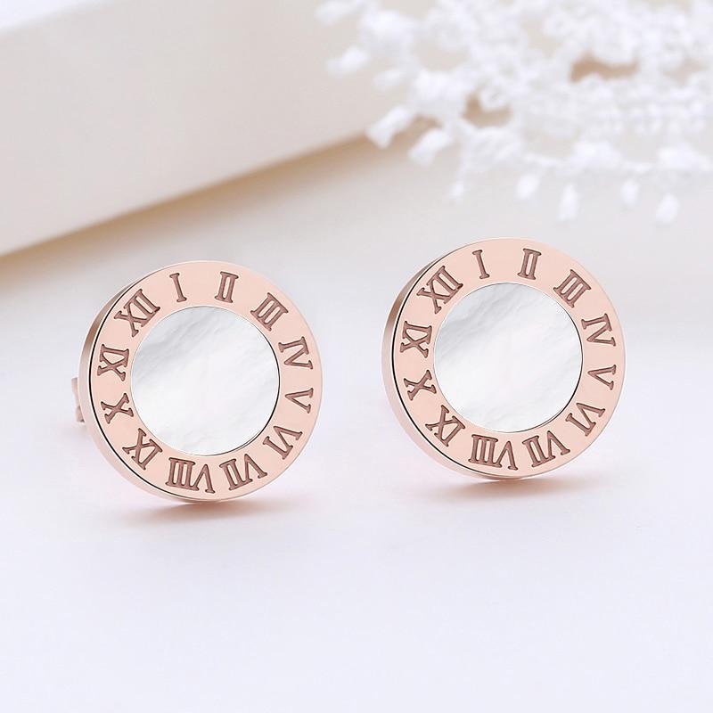 Eva Roman Numeral Crystal Earrings - Kirijewels.com
