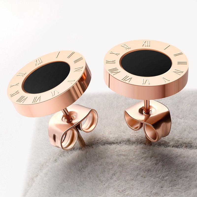 Eva Roman Numeral Crystal Earrings - Kirijewels.com