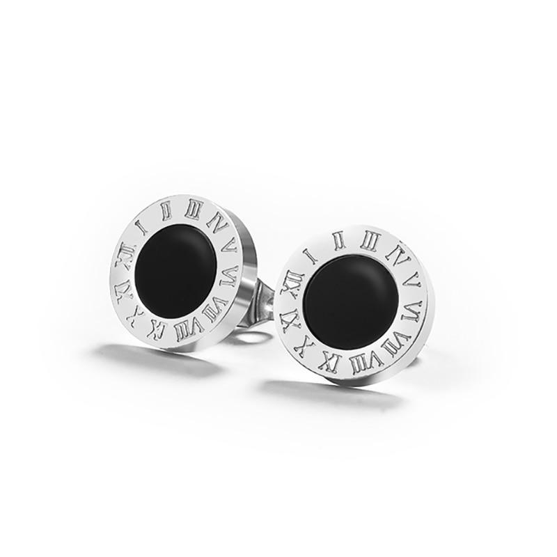 Eva Roman Numeral Crystal Earrings - Kirijewels.com
