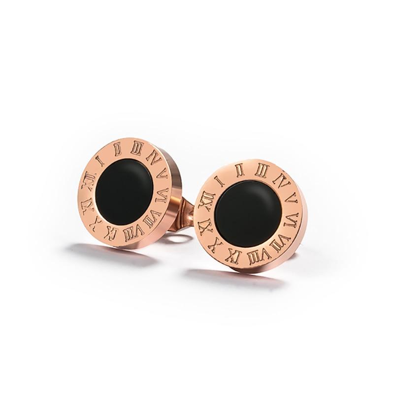 Eva Roman Numeral Crystal Earrings - Kirijewels.com