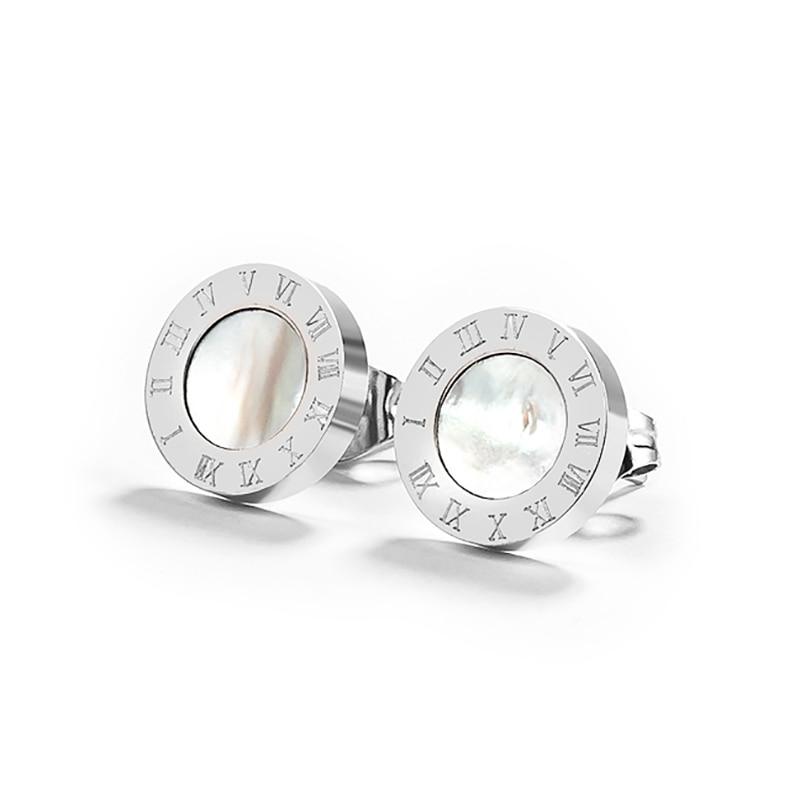 Eva Roman Numeral Crystal Earrings - Kirijewels.com