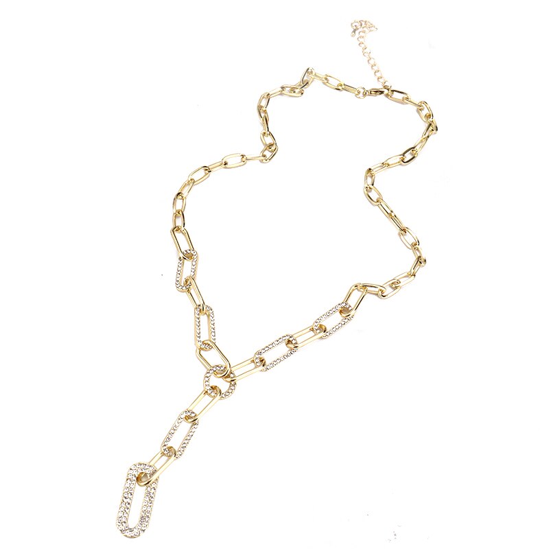 Gothic Personality Hip-Hop Clavicle Chain Necklace