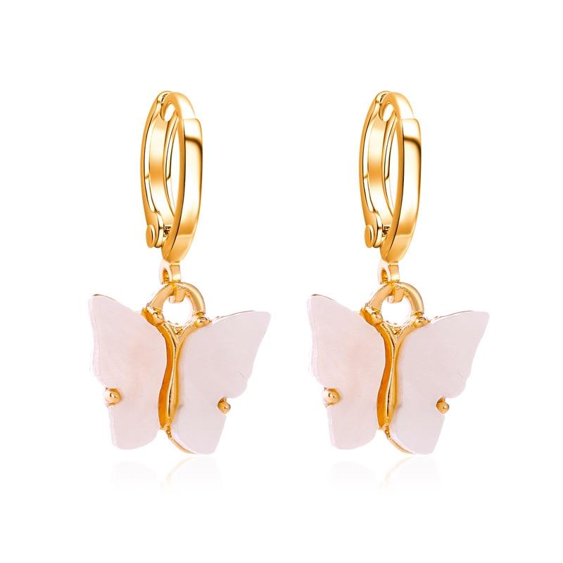 Korean Acrylic Butterfly Earrings - Kirijewels.com