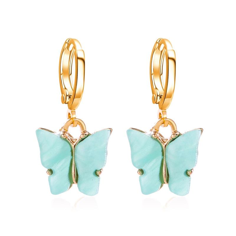 Korean Acrylic Butterfly Earrings - Kirijewels.com