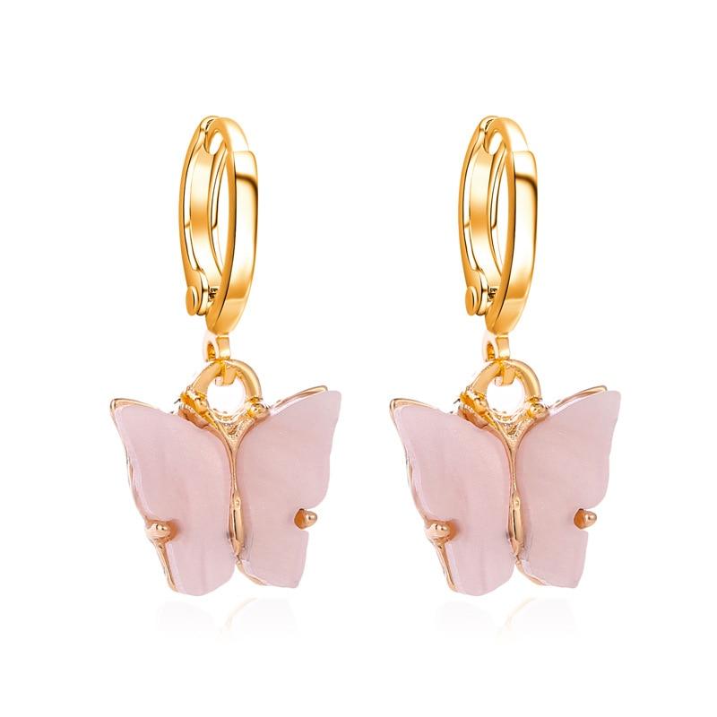 Korean Acrylic Butterfly Earrings - Kirijewels.com