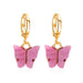 Korean Acrylic Butterfly Earrings - Kirijewels.com